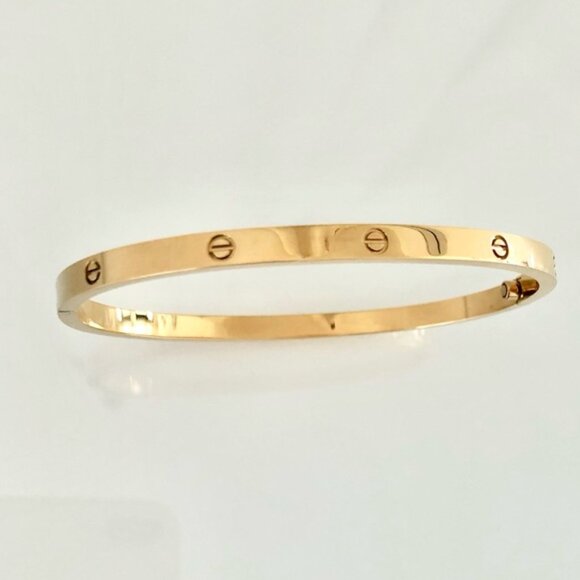 Gold Screw Bracelet Small Model - Picture 4 of 10